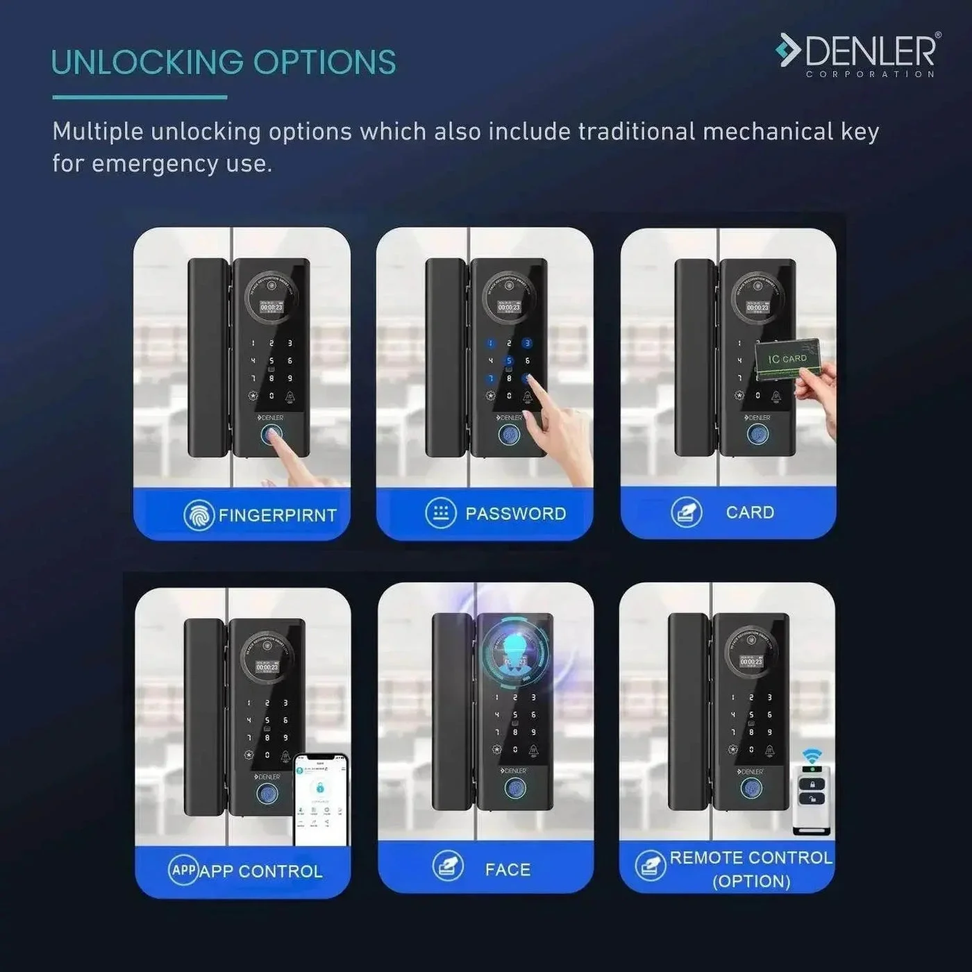 Denler DFS04 Glass Door Lock product image 2